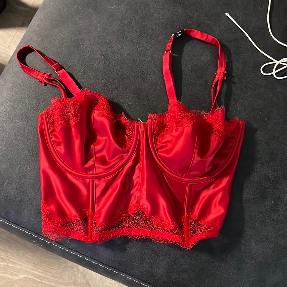 Red VS Dream Angels Unlined Balconet Bra